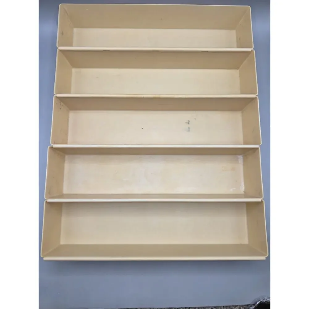 Vintage Rubbermaid Interlocking Drawer Organizer Bins Lot JB1-2915 JB1-2916 B